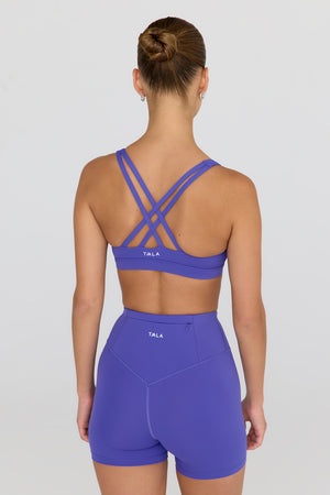 SkinLuxe Tank Sports Bra - Grape