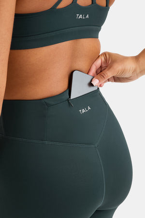 SkinLuxe High Waisted Legging - Rich Teal