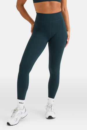 SkinLuxe High Waisted Legging - Rich Teal