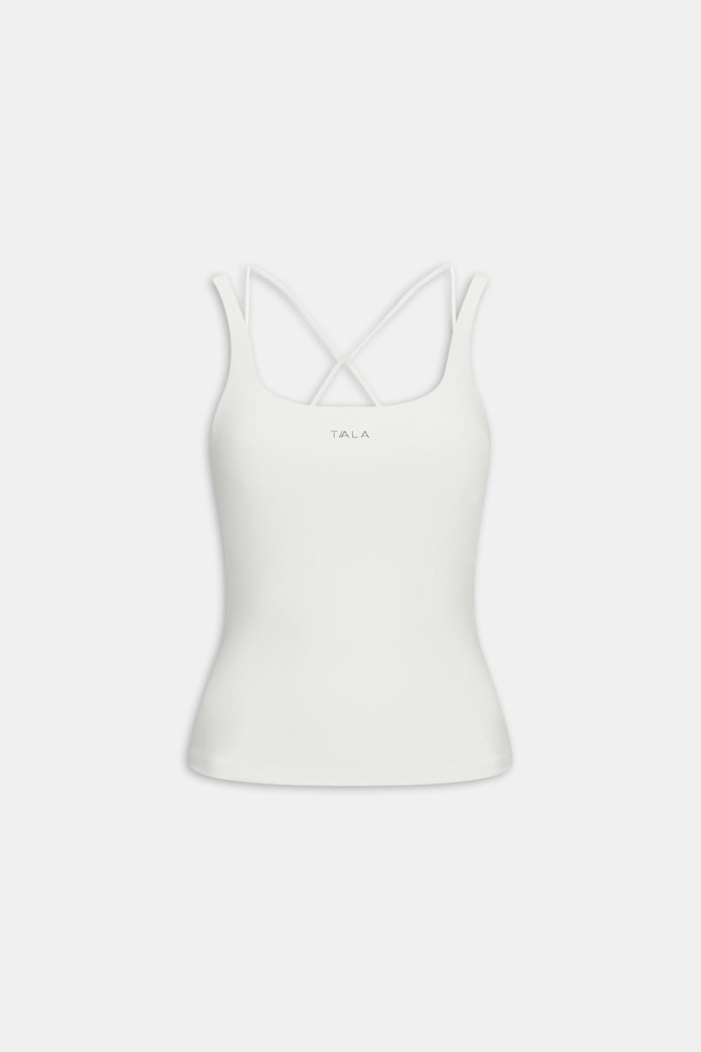 SKINLUXE MULTI-STRAP SPORTS VEST - COCONUT MILK