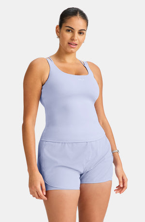 SKINLUXE MULTI-STRAP SPORTS VEST - LILAC