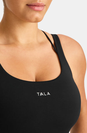 SKINLUXE MULTI-STRAP SPORTS VEST - BLACK