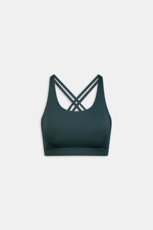 SkinLuxe Tank Sports Bra - Rich Teal