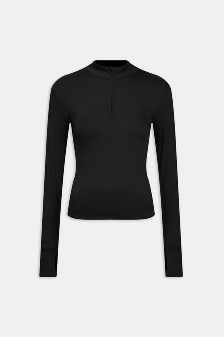 UltraLite Quarter Zip Jacket - Black