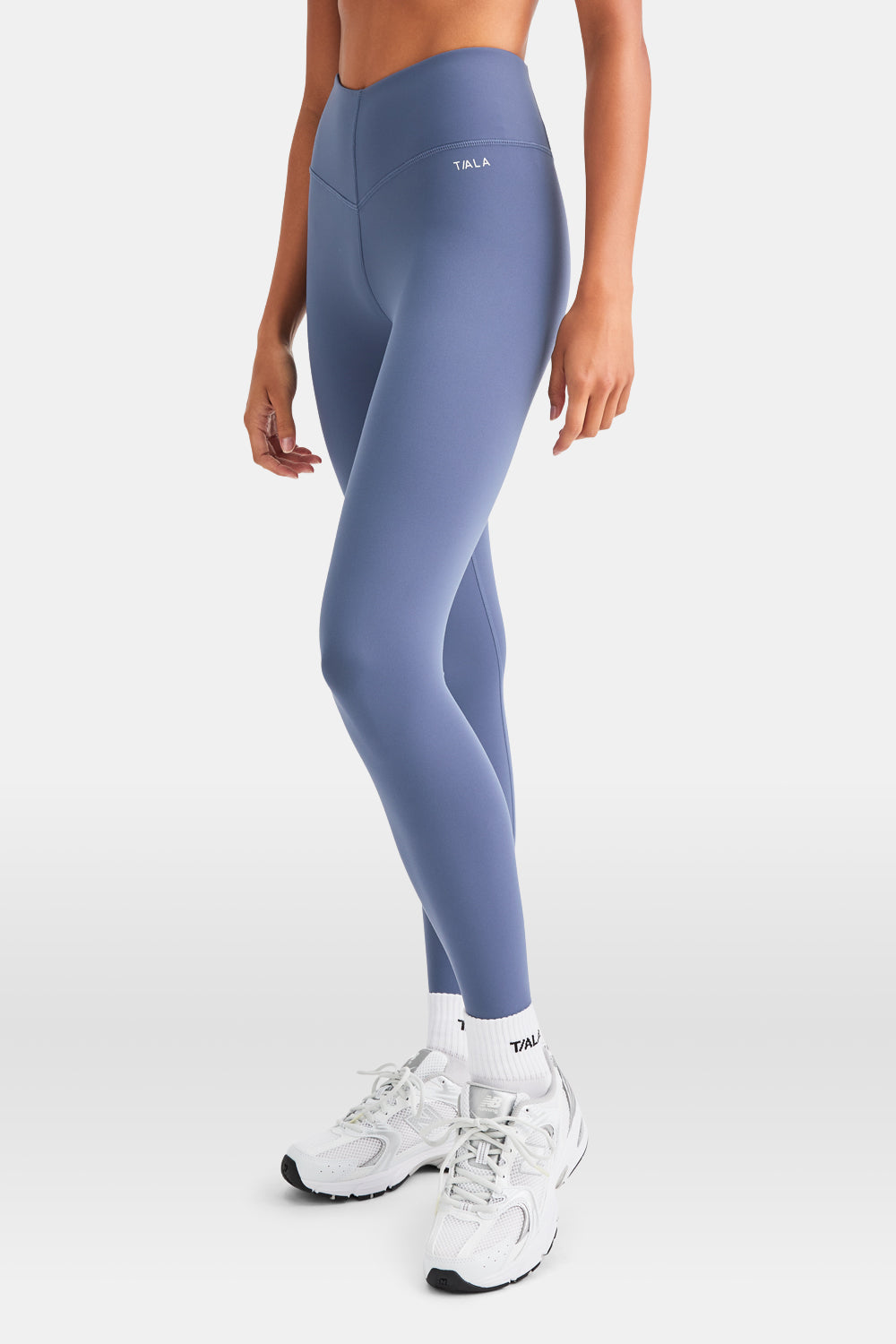 SKINLUXE VWAIST HIGH WAISTED LEGGING VINTAGE BLUE TALA