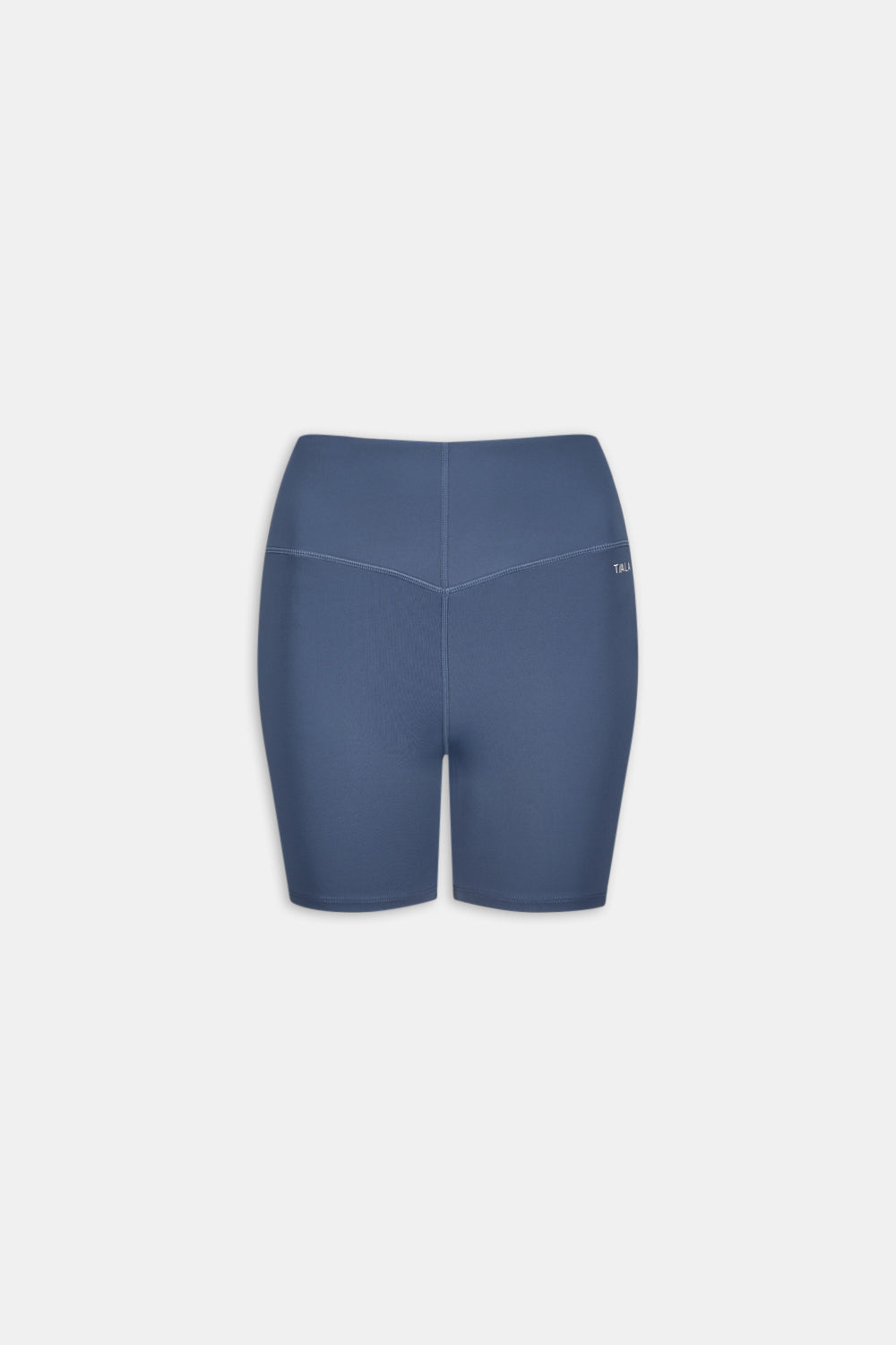 SKINLUXE V-WAIST HIGH WAISTED SHORTS - VINTAGE BLUE