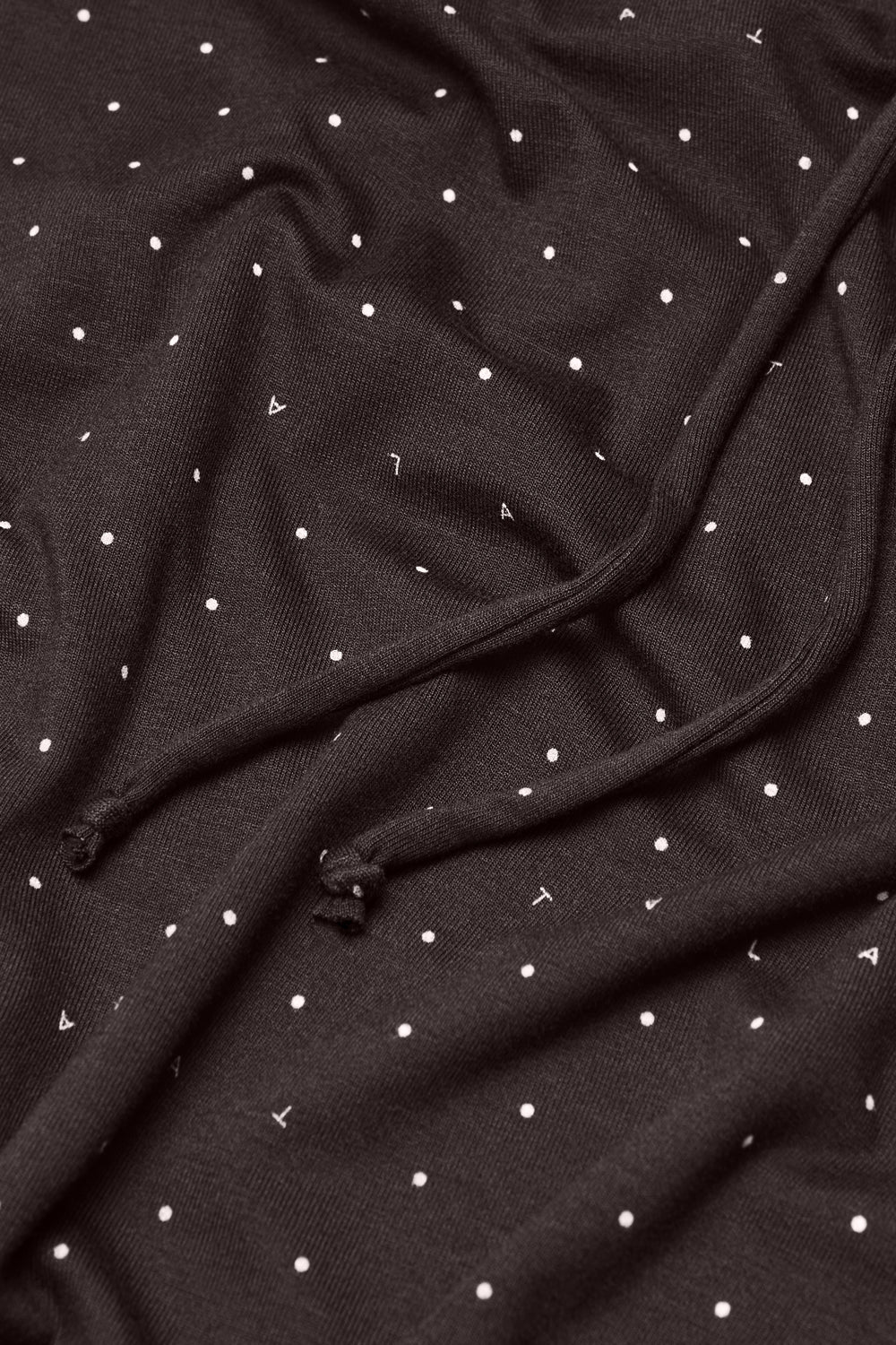 Drawstring Pyjama Trouser - Americano Polka Dot