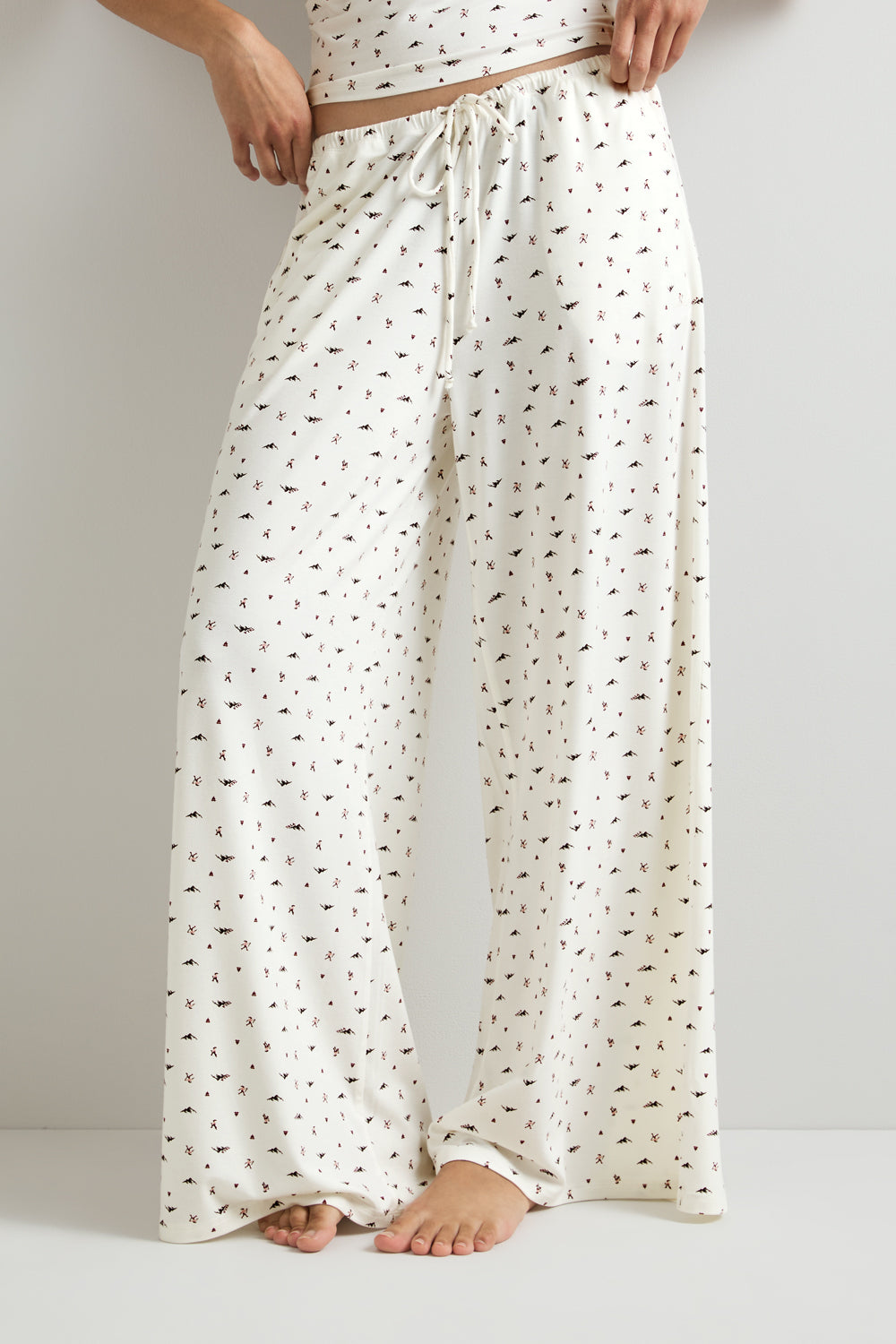Drawstring Pyjama Trouser - Hiking Print