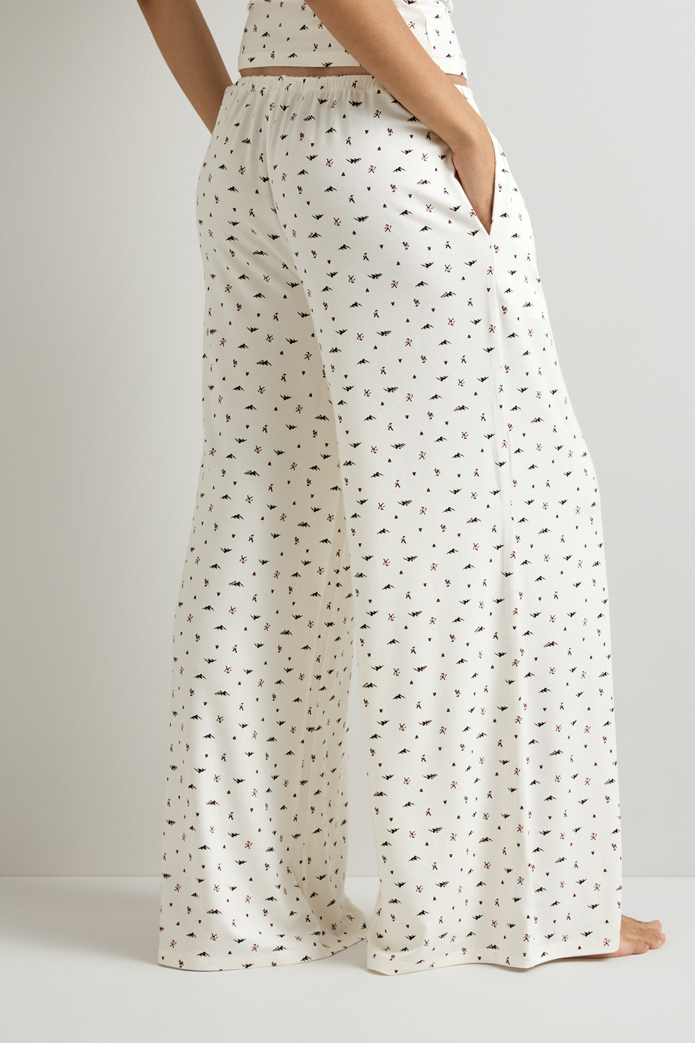 Drawstring Pyjama Trouser - Hiking Print