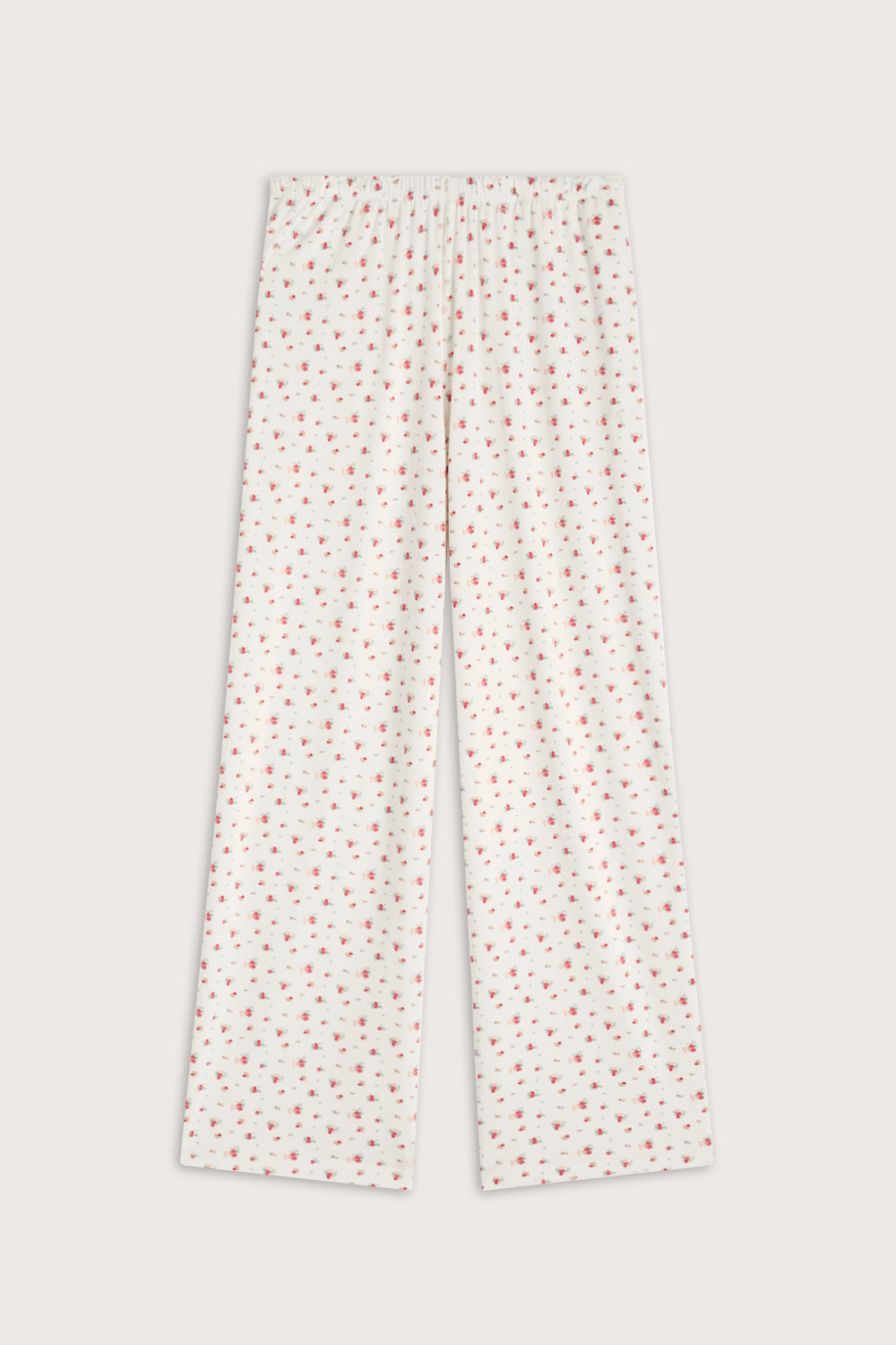 Pyjama Bottoms - Ivory Floral Print