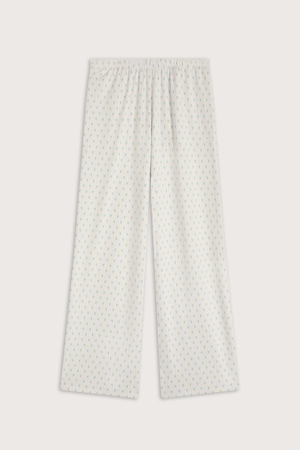 Pyjama Bottoms - Blue Stripe Palm Print