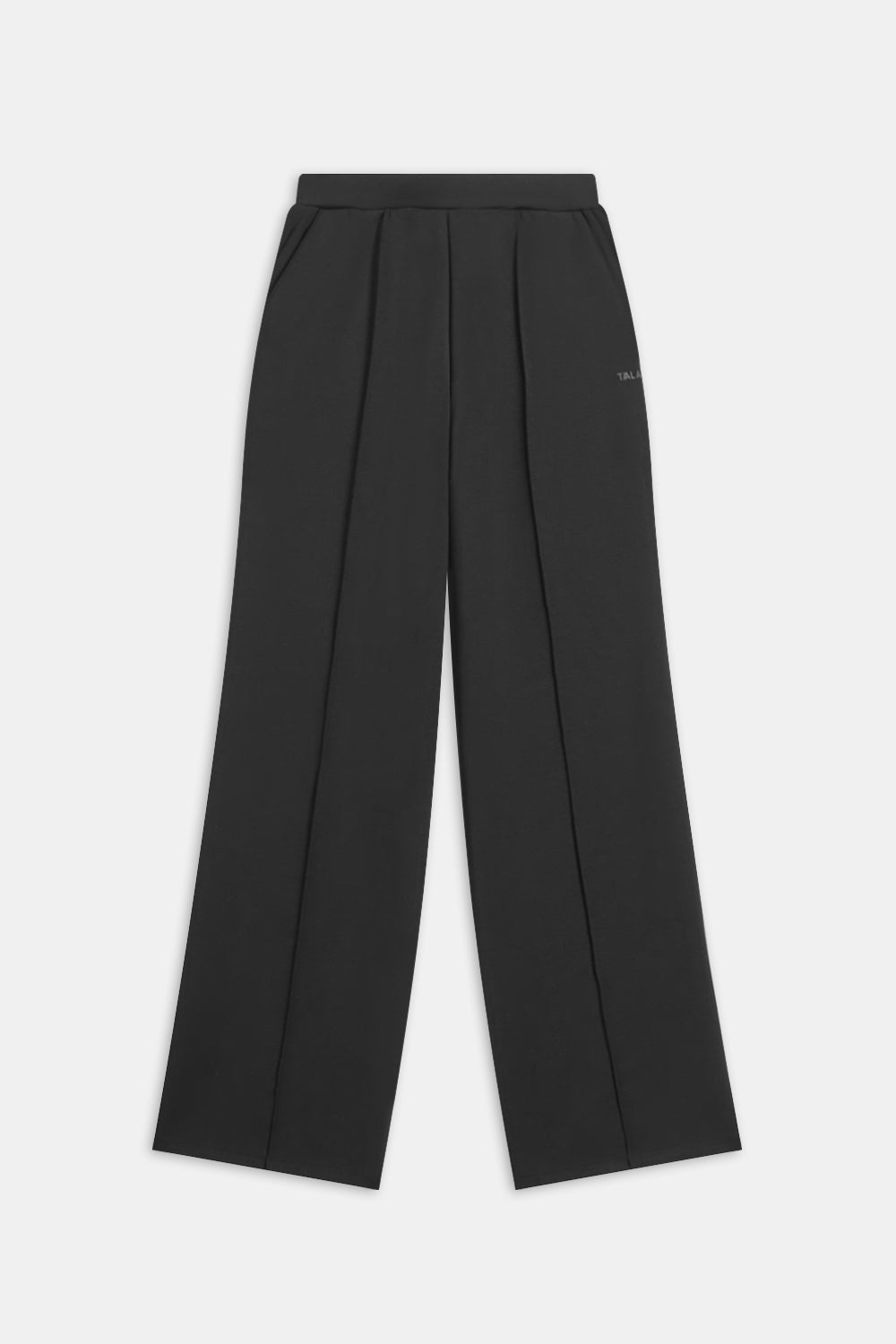 SOFTSMART ELEVATED WIDE LEG JOGGER BLACK TALA