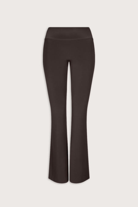 SoftSet High Waisted Flare Yoga Pant - Americano