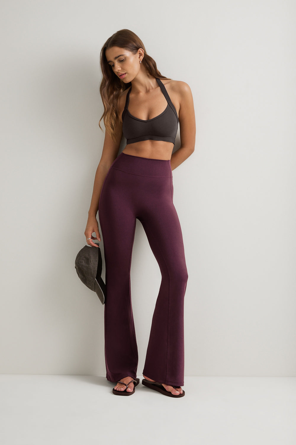 SoftSet High Waisted Flare Yoga Pant - Fig
