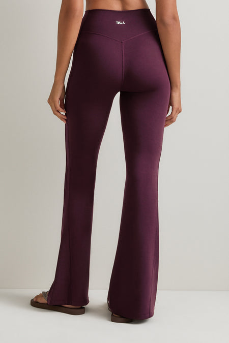 SoftSet High Waisted Flare Yoga Pant - Fig