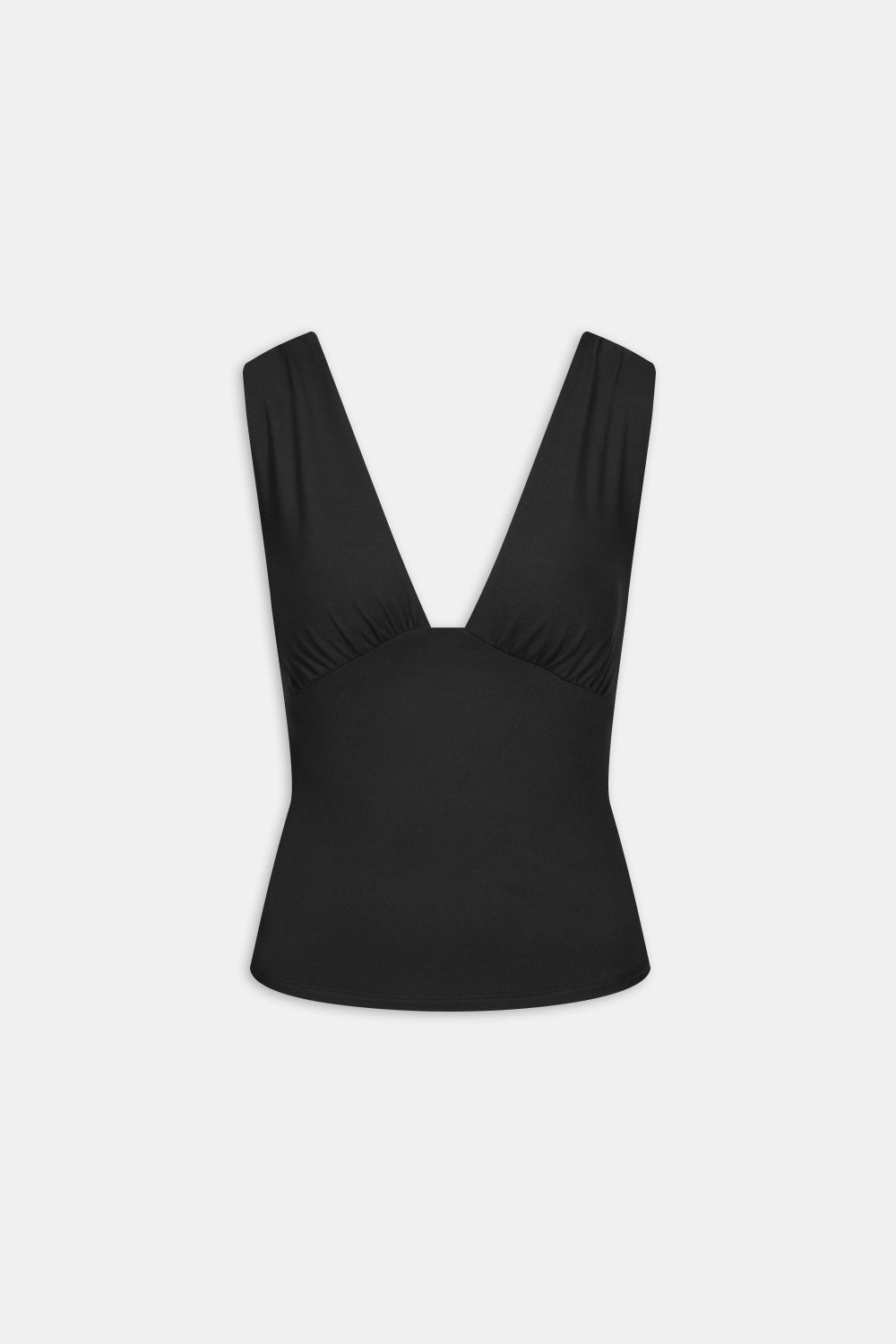 365 Plunge Neckline Top - Black