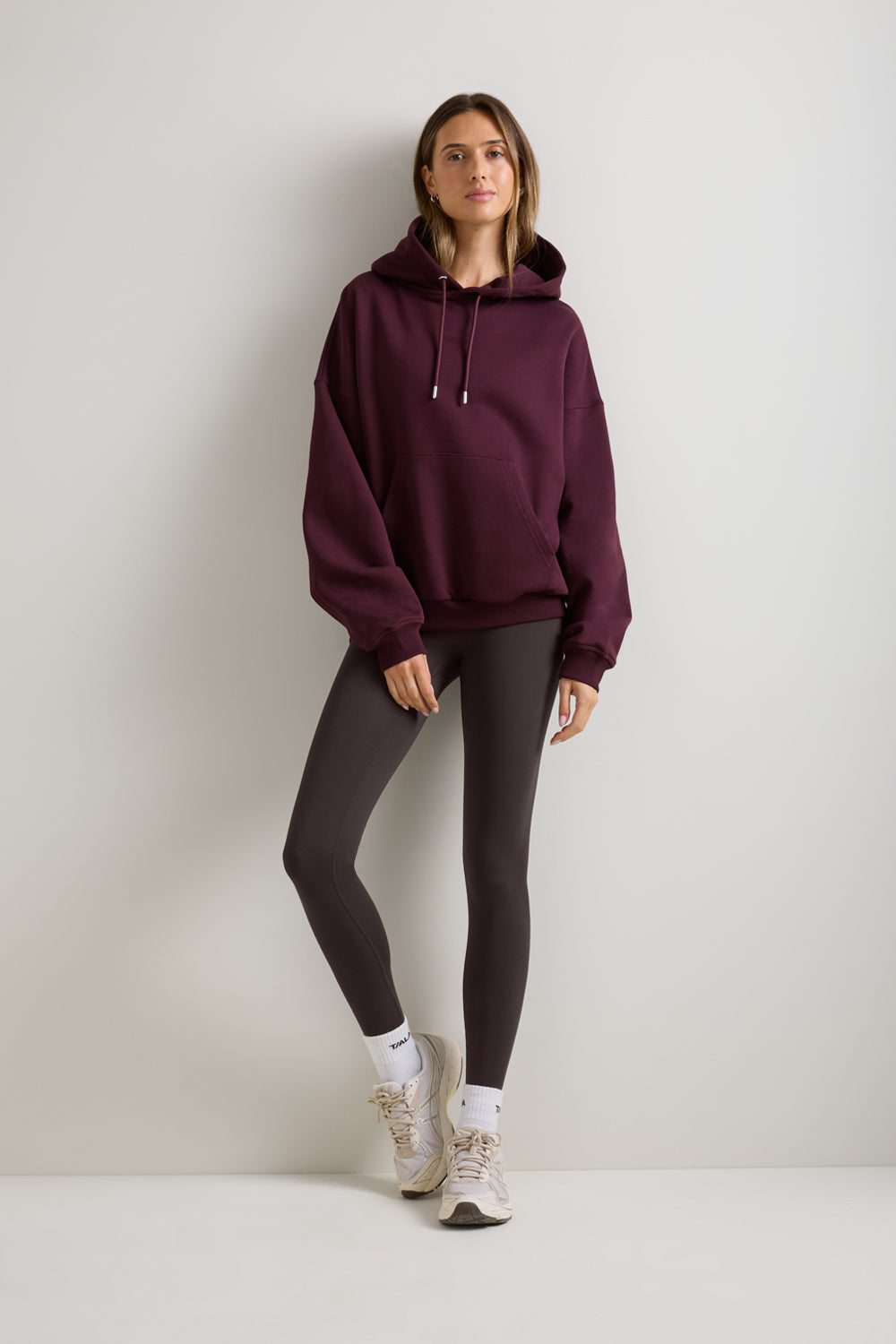 Oversized Cocoon Hoodie - Fig