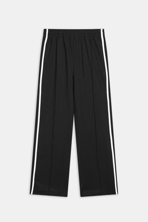 Contrast Stripe Jogger - Black