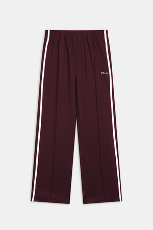 Contrast Stripe Jogger - Port Red