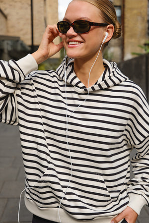 Girlfriend Hoodie - Stripe