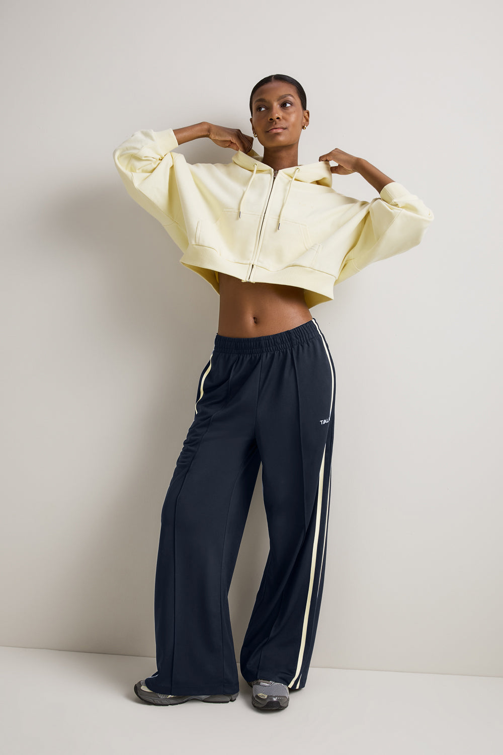 Contrast Stripe Jogger - Midnight Navy – TALA