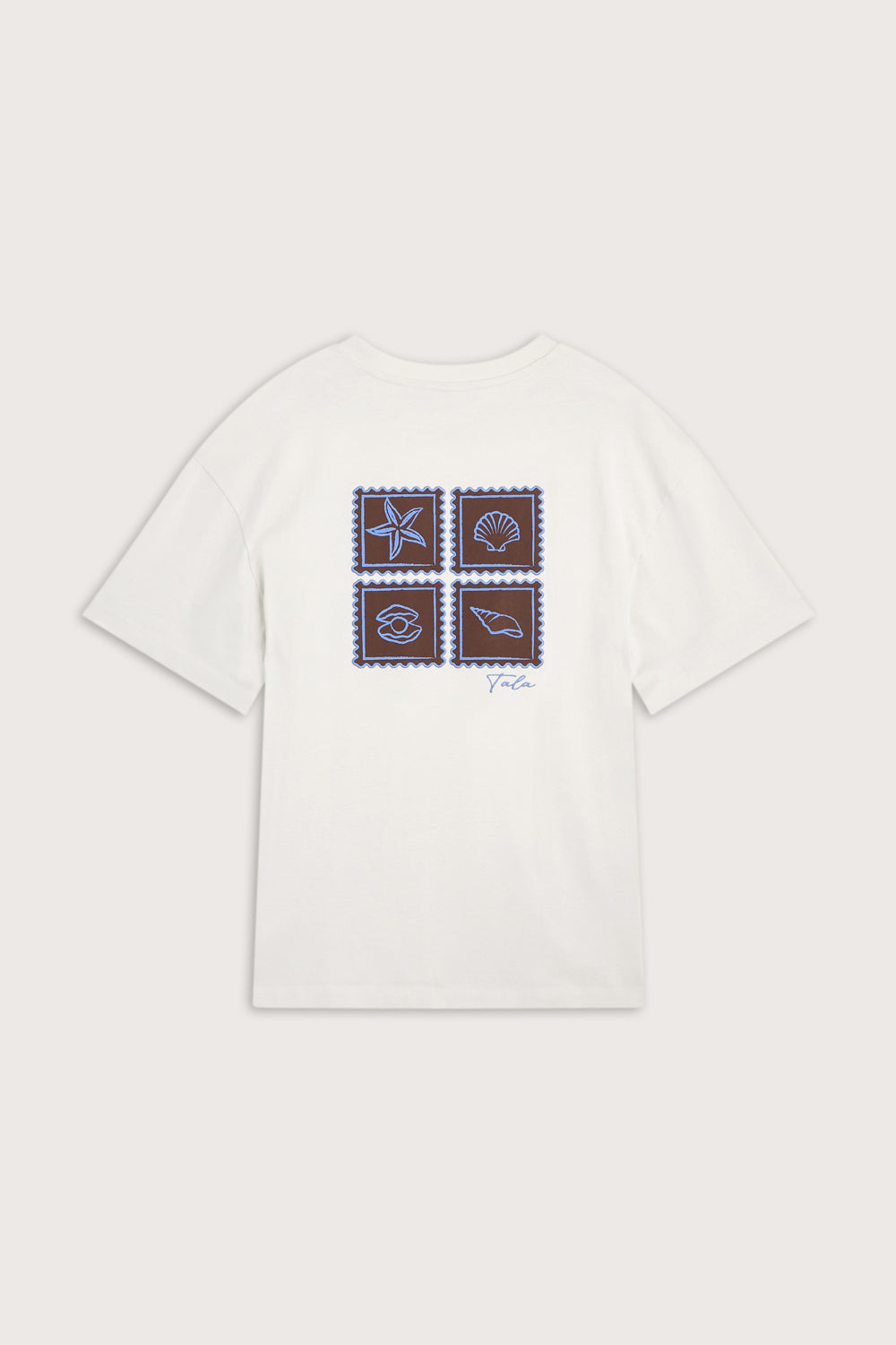 TALA Postcard Graphic Tee - Ivory