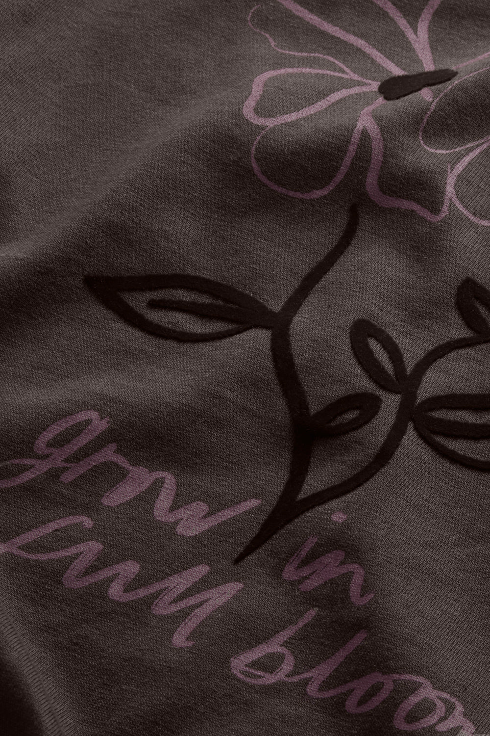 Slouchy Graphic Tee - Americano