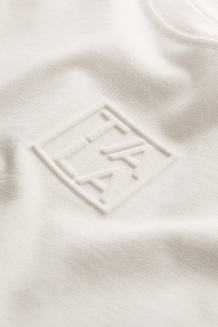 TALA Embossed Logo T-Shirt - Ivory
