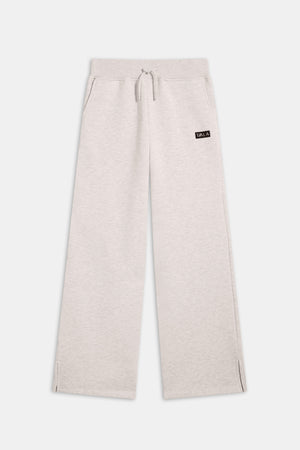 Wide Leg Jogger - Oat Marl