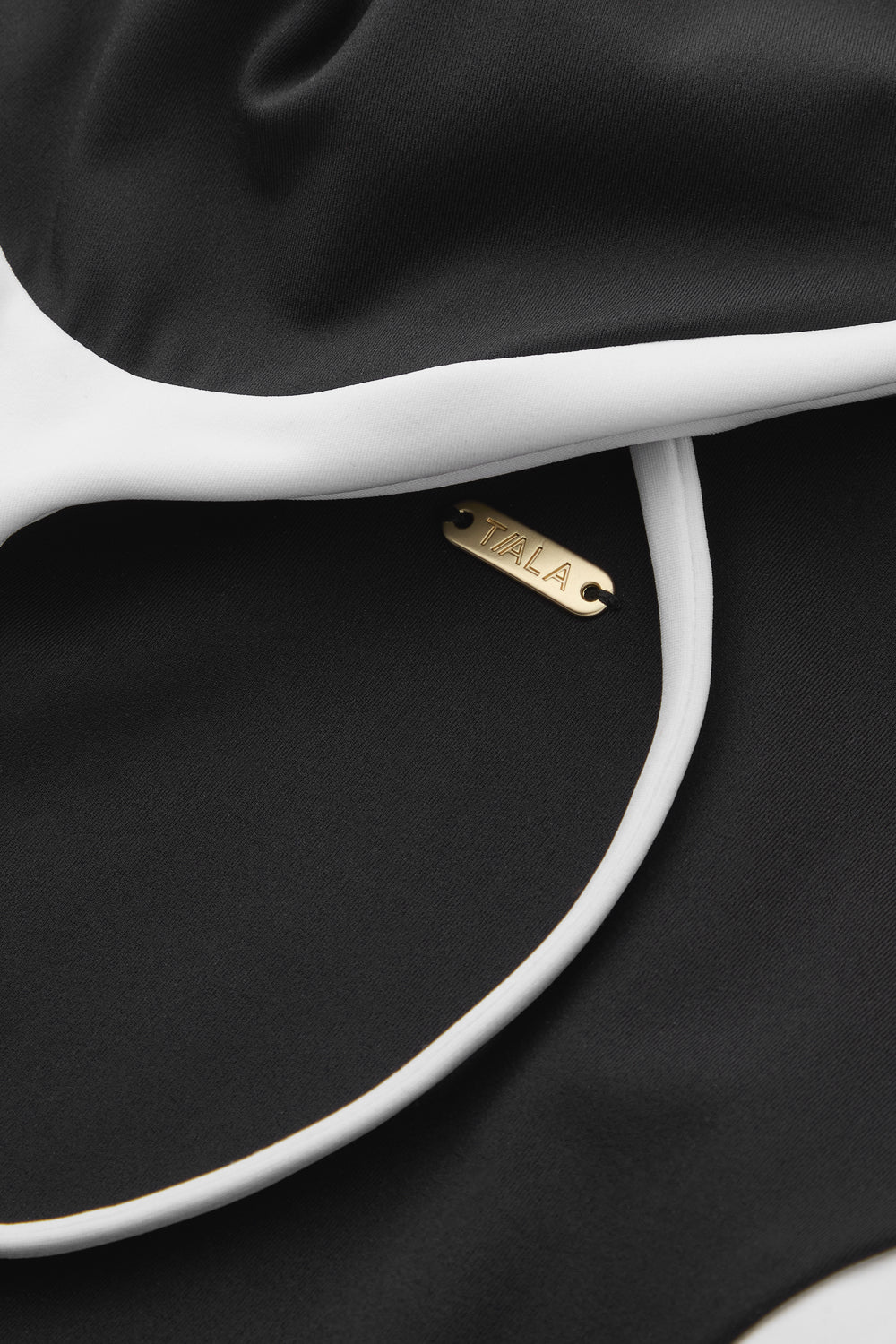 Contrast Underwired Swimsuit - Shadow Black