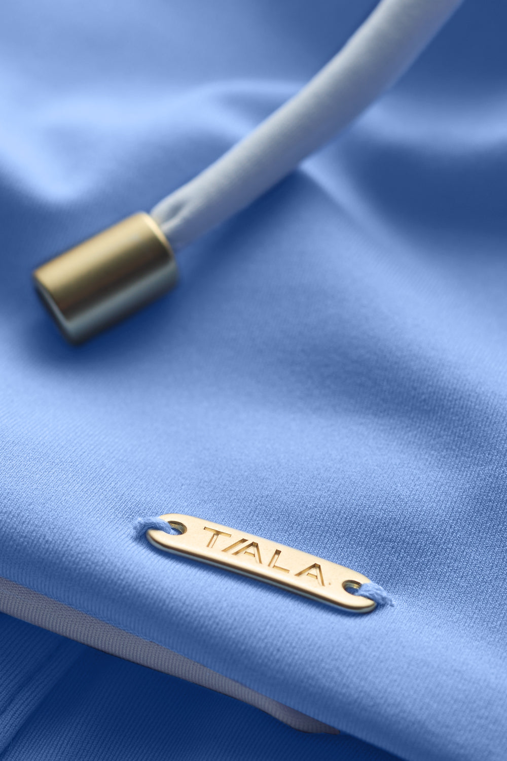 Contrast Twist Bikini Top - Iris Blue