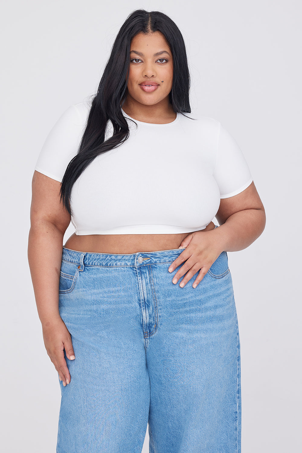 Plus Lizzo Print Black T Shirt, Plus Size