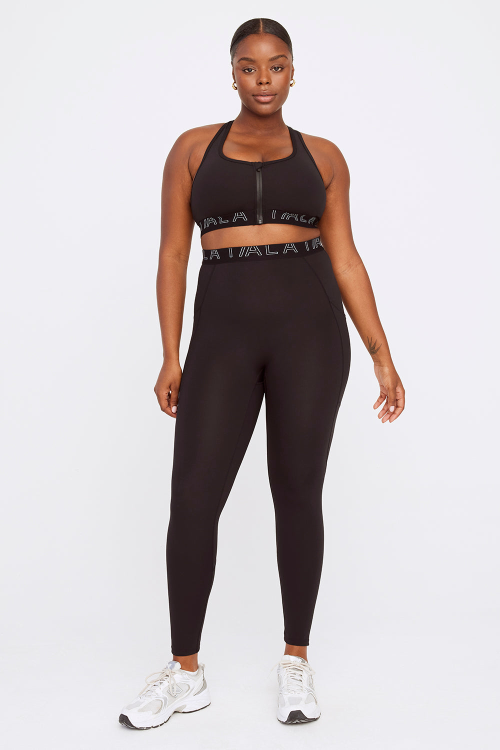 FORMTECH SIDE POCKET RUNNING LEGGING- BLACK – TALA