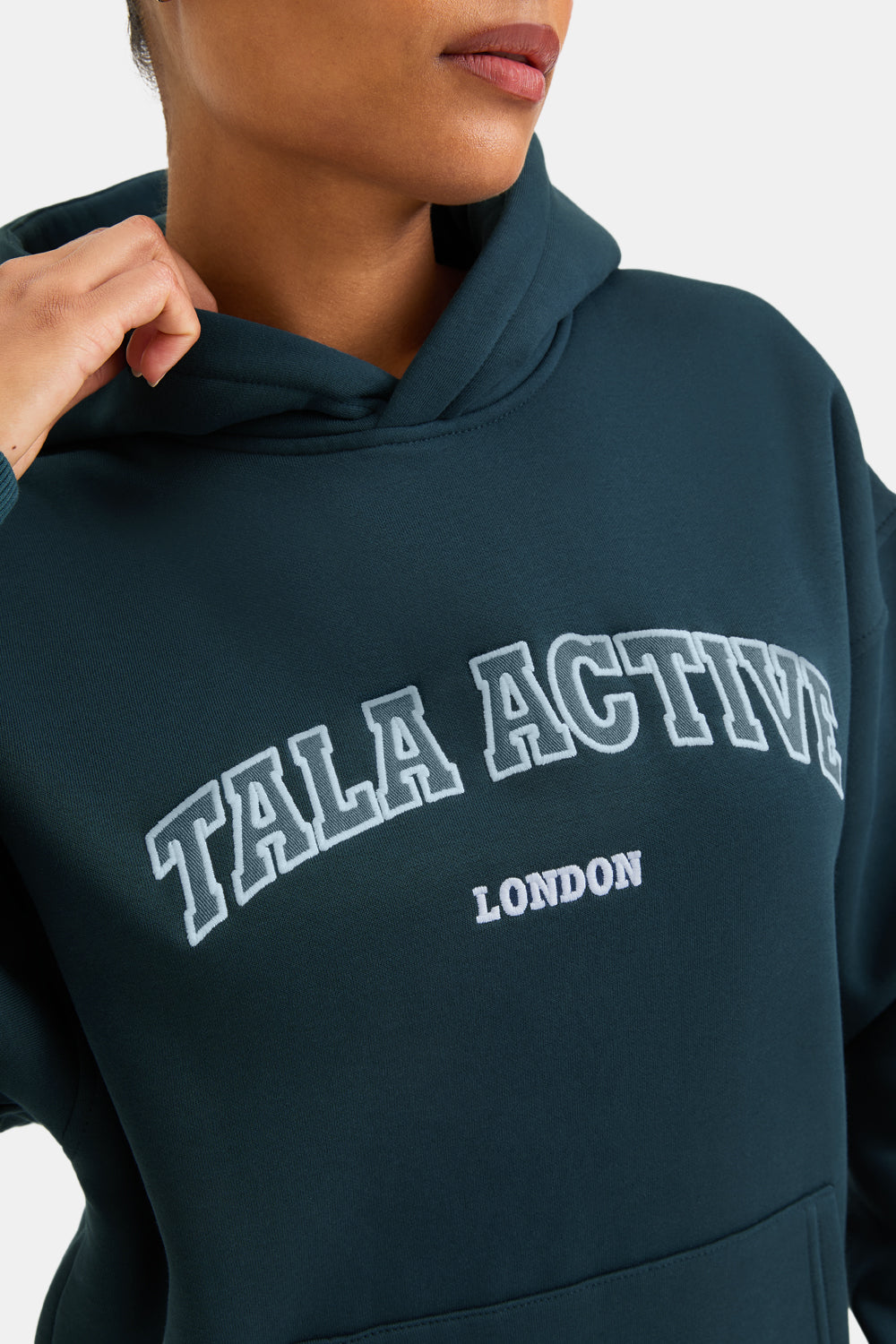 Oversized Club Hoodie - Teal