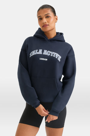 Oversized Club Hoodie - Midnight Navy