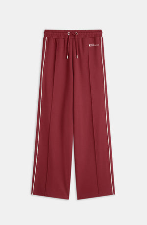 CONTRAST PIPING TRACK PANT - VINTAGE RED