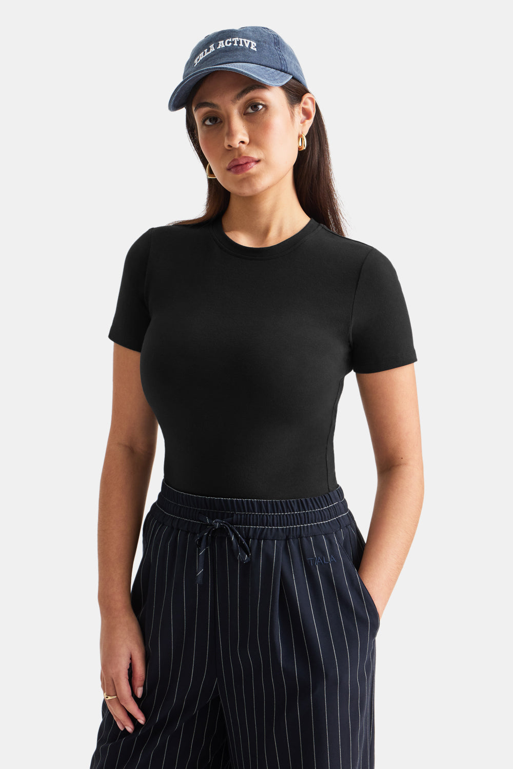 365 CORE COTTON SHORT SLEEVE T-SHIRT - BLACK