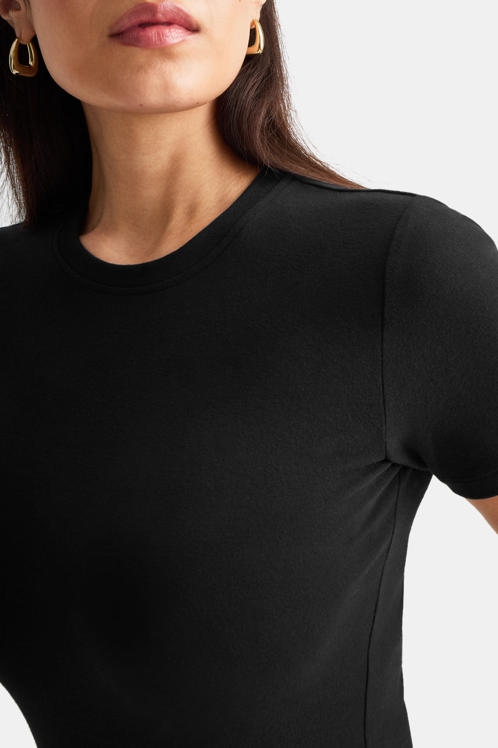 365 CORE COTTON SHORT SLEEVE T-SHIRT - BLACK