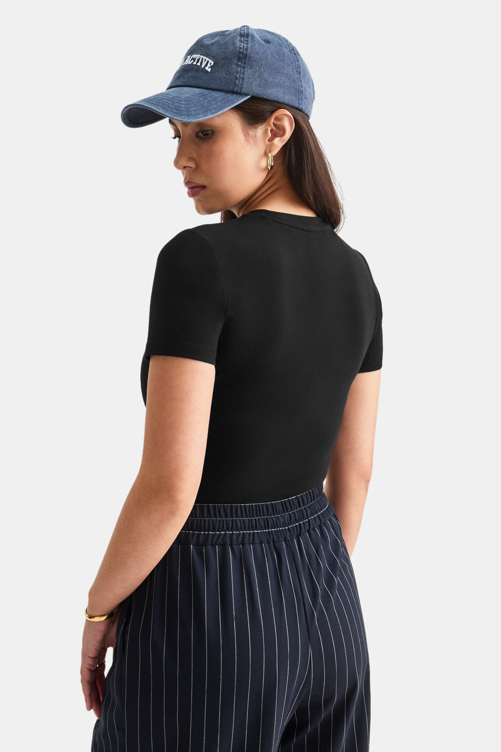 365 CORE COTTON SHORT SLEEVE T-SHIRT - BLACK