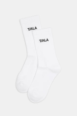 TALA Crew Sock 2 Pack - White