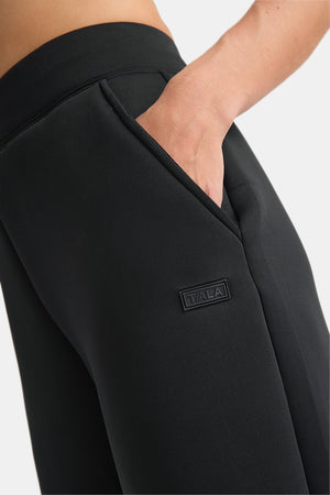 Scuba Wide Leg Jogger - Black