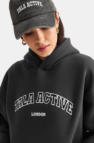 TALA ACTIVE EMBROIDERED CAP - BLACK