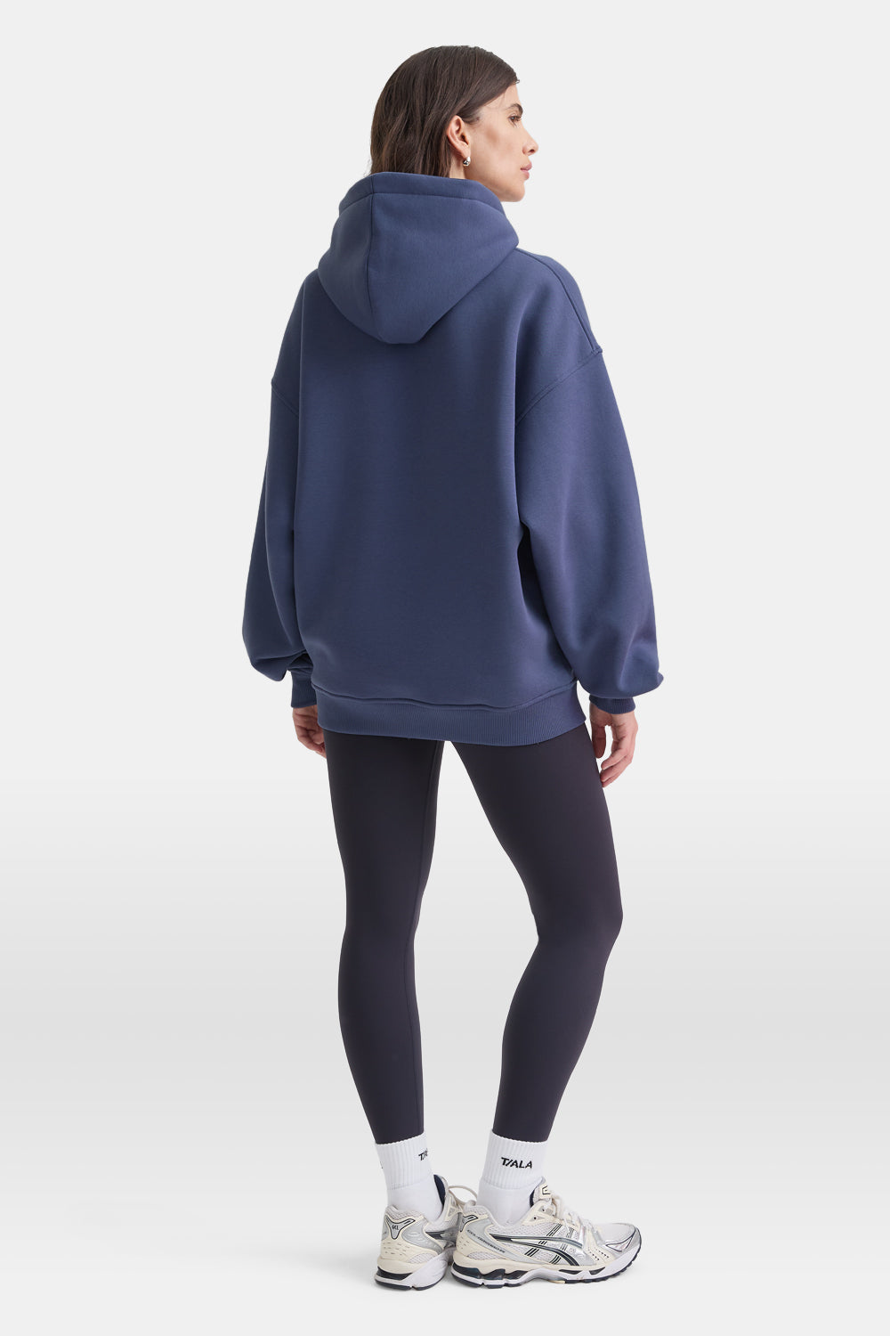 TALA ACTIVE APPLIQUE HOODIE - VINTAGE BLUE