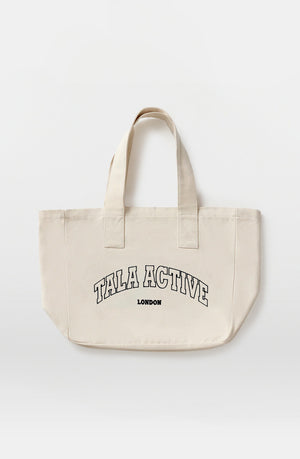 TALA ACTIVE APPLIQUE XL TOTE BAG - NEUTRAL
