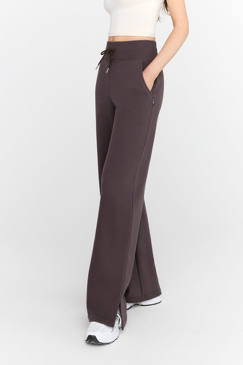 EVERYDAY WIDE LEG JOGGER - COOL ESPRESSO – TALA