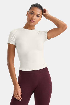 UltraLite Short Sleeve Active T-Shirt - Ivory