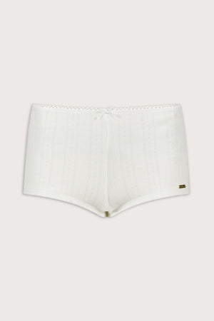 Pointelle Boxer Brief - Ivory