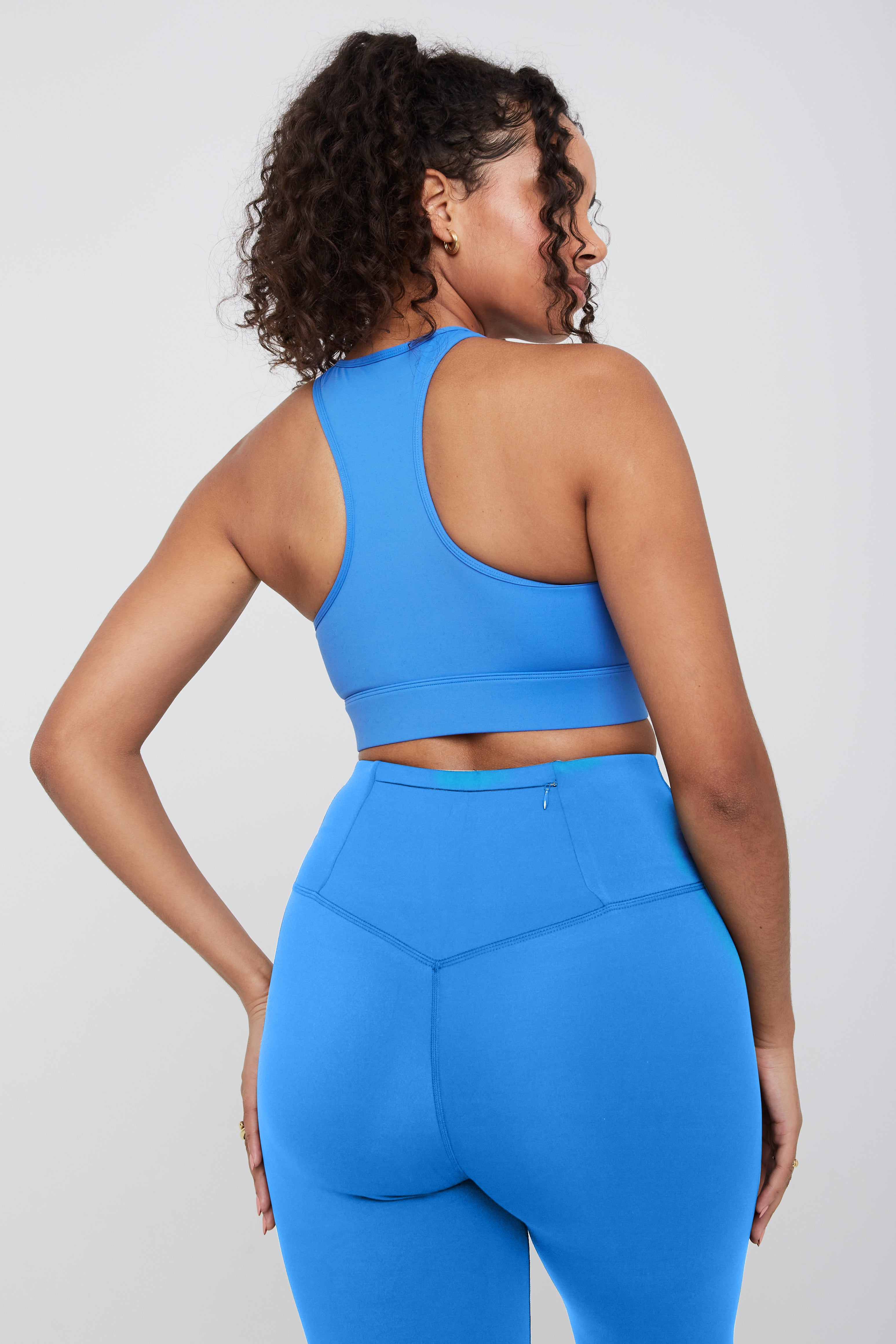 FILA x TALA SkinLuxe Racerback Sports Bra - Palace Blue