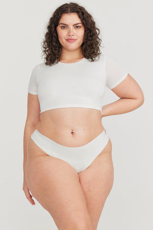 NO VPL HIGH WAISTED THONG - MOCHA – TALA