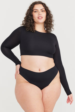 NO VPL HIGH WAISTED THONG 3 PACK - SHADOW BLACK – TALA